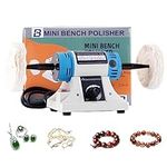 BAOSHISHAN Bench Polisher Polishing Machine Lathe Sander Grinder Buffing Motor 10000rpm 320W (220V Blue)