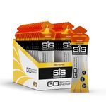 Science In Sport GO Isotonic Energy Gels, Running Gels with 22 g Carbohydrates, Low Sugar, Orange Flavour, 60 ml Per Serving (30 Pack)