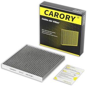 CARORY Cabin Air Filter w/Activated Carbon for Toyota Camry, Corolla, RAV4, Prius, Highlander, Sienna, Venza, Crown, Lexus ES350, ES300h, NX250, RX350, RX450h, Subaru Outback, Mazda CX9 and More