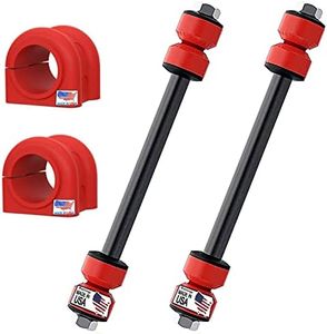 Suspension Dudes PAIR Front Sway Bar Stabilizer Links Mountaineer Pickup Explorer Ranger Ram, Bushings Made In USA K700542 K7275 (4 PC Link/Bushing Kit 1998-2010/29-30 MM Bar)