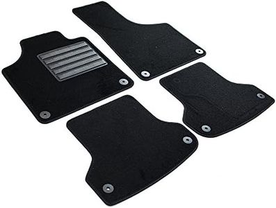 MDM SP-123 Velour Car Mat for Audi A3 (8P) & Sportback 05.2003 > 09.2012, Black