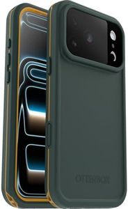 OtterBox Frē Series MagSafe Case for iPhone 17 Pro Max, Waterproof (IP68), Shockproof, Dirtproof, Protective Case with Built in Screen Protector, x5 Tested to Military Standard, Green