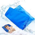 Ice Cooling Mat, Gel Cooling Cold Mat Pain Relief, Injuries Mesh Fabric Hot Cold Therapy Pack for Back, Shoulder, Knee