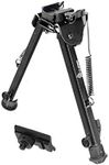 UTG Super Duty Bi-pod with QD Lever Mount, Height 8.0"-12.8",Black