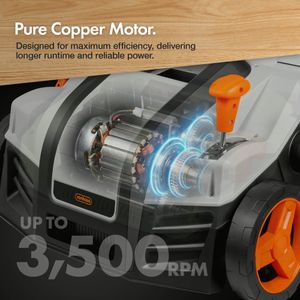 VonHaus 1800W Electric Lawn Scarifier – Powerful Garden Aerator