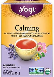 Yogi Tea - Calming (3 Pack) - With Chamomile, Skullcap, and Lavender - Caffeine Free Organic Herbal Tea - 48 Tea Bags