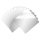 WANTOUTH 12 Pcs Aluminum Practice Sheets 15cm*15cm*0.5mm Aluminum Plate Aluminum Stamping Sheets Unplated Aluminium with Film Protection for Jewelry Making Hand Stamping Embossing Etching DIY Craft