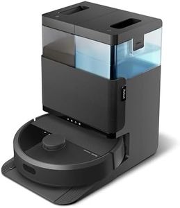 iRobot Roomba Plus 405 Combo Robot + AutoWash - Base Multifonction - Lavage et séchage des lingettes - LiDAR Clearview - 75 Jours d'autovidage - Double Lavage avec SmartScrub - Noir