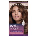 Clairol Bold & Bright Permanent Hair Dye, 67 Chocolate Hair Color, Pack of 1