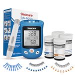 sinocare Uric Acid & Blood Sugar Monitor, 2 in 1 Meter, Uric Acid Testing & Blood Glucose Test Kit, 50pcs Uric Acid Test Strips + 50pcs Blood Suar Test Strips & 100pcs Lans., for Home Use UK