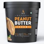 AS-IT-IS Nutrition Peanut Butter Creamy (Natural and Unsweetened) 100% Plant-based Dairy-free Zero Transfats, Zero Cholesterol Made of Fresh, Roasted Peanuts 1 Kg