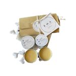 EMA's XOXO Series: Dude and Hottie Handmade Solid Perfume Set, Coconut Oil base with Scents of Peppermint and Orange