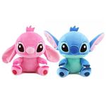 YUESHENG 2pcs Stitch Cuddleez Plush for Kids Cute Stitch Plush Toys Anime Lilo & Stitch Stuffed Animal Doll Birthday Gift for Boys & Girls 20CM