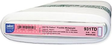 Pellon Tridimensional Fusible Interfacing, 20-Inch by 25-Yard, White