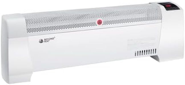 BEYOND HEAT 1500W Electric Baseboard Heater, White