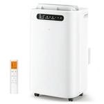 14,000 BTU Portable Air Conditioner - Cools up to 700 m² - Portable AC Unit with Remote Control, Cooling, Fan, Dehumidification, Sleep Mode and Installation Kits for Large