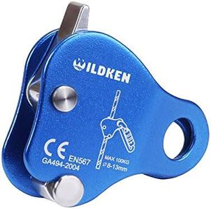 WILDKEN Climbing Ascender Fall Protection Belay Device Climbing Rope Grab for Rock Climbing Mountaineering Tree Arborist Expedition Caving Rescue Aerial Work