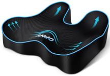 Ophy Memory Foam Seat Cushion, Premium U-Shaped Chair Cushion for Office Chair, Gaming Chair, Car Seat – Soft Comfort Padding with Non-Slip Base & Washable Cover