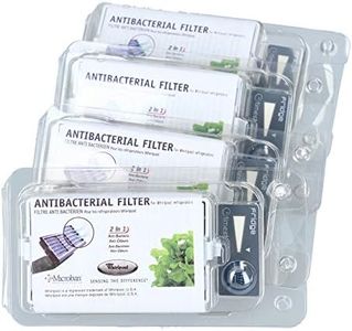 Whirlpool | Pack of 4 - Microban ANT001, ANT-001, ANTF-MIC, HYG001, 481248048172 - Antibacterial Hygiene Air Filter for Bauknecht Whirlpool Side-by-Side Fridge