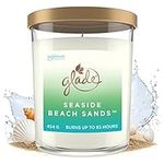 Glade Extra Large Scented Candle, Home Décor Jar Candle Infused with Essential Oils, 85 Hour Burn Time, Seaside Beach Sands, 454g