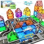 Kids Toys Magnetic Tiles - Road Set