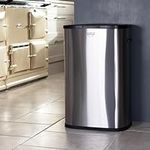 Charles Bentley 55L Touch Kitchen Bin Stainless Steel Rubbish Bin Waste Bin Slim Kitchen Bin