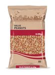 Whole Peanuts with kernels for Wild Birds 12.5kg - High Energy Food, High Protein Feed, Rich in Fats and Fibre, Great for Hanging, Bird Tables and Ground Feeding, Bulk Bag - Buzzby's, Uncoloured