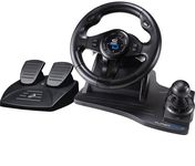SUBSONIC Superdrive - GS550 steering racing wheel with pedals, paddles, shifter and vibration for Switch, Xbox Serie X/S, PS4, Xbox One, PC, PS3 (programmable for all games)