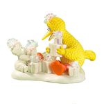 Department 56 Snowbabies Guest Collection Wrap Gift With Big Bird