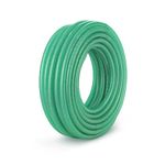 Garbnoire 0.75 Inch Heavy Duty 3 Layered Braided Water Hose Pipe Garden Outdoors Pipes (50 Meter (164.04 Feet), Green)