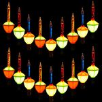 Christmas Bubble String Light, 18 Bubbles Lights, 2 Pack of 9 Count Old Fashion Vintage String Lights for Christmas Tree Fireplace Mantel Holiday Celebration Decorations (Multicolor)