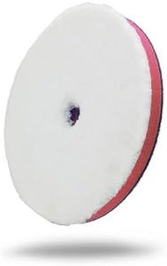Maxshine Microfiber 6” Polishing Foam Pad for Finishing – Hook and Loop, for DA and Rotary Polishers, Ultra-Soft Microfiber pad