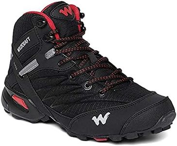 WILDCRAFT Men's RuNX TR Hugo Black_Red Trekking&Hiking Shoes (51657) - 10 UK/India (44 EU) (11 US)