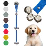 Caldwell's Pet Supply Co. Potty Bells Housetraining Dog Doorbells for Dog Training and Housebreaking Your Doggy. 1.4 Inch Dog Bell with Doggie Doorbell and Potty Training for Puppies (Blue)