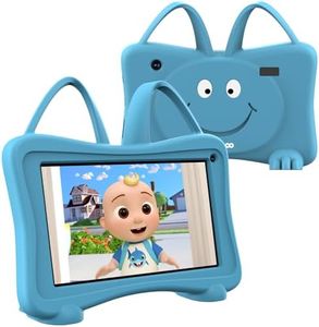 Kids Tablet 7 Toddler Tablet for Kids, Tablet for Toddlers Learning Tablet with WiFi, YouTube, Dual Camera, Touch Screen, Parental Control, Child Tablet for Boys Girls (Blue)