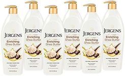 Jergens Shea Butter Deep Conditioning Moisturizer, 3X More Radiant Skin, 26.5 Ounces (Pack of 6), with Pure Shea Butter, Dermatologist Tested (Packaging May Vary)