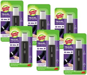 Scotch-Brite Mini Travel Lint Roller, 30 Count Sheets/Roller,Pack of 6