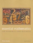 Essential Mathematics for Economics and Business, 4th Edition