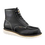 Carhartt Men's 6 Inch Waterproof Wedge Soft Toe Work Boot, Black, 12