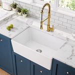 White Porcelain Farmhouse Sink