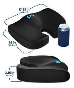 Everlasting Comfort Memory Foam Seat Cushion – Ergonomic Support