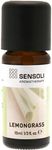 SENSOLI Lemongrass Essential Oil 10ml - Pure and Natural Essential Oil for Aromatherapy and Diffusers