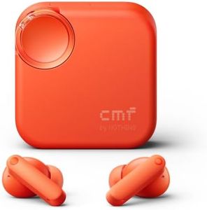 CMF by Nothing Buds 2 48 dB Hybrid ANC, Ultra Bass Technology 2.0, 55 Hrs Playtime Bluetooth Headset (Orange, in the Ear)