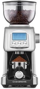 CASABREWS Electric Coffee Grinder, Conical Burr Coffee Bean Grinder with 77 Precise Grind Settings, Intelligently Grinds from Espresso to French Press, Gift for Baristas and Coffee Lovers