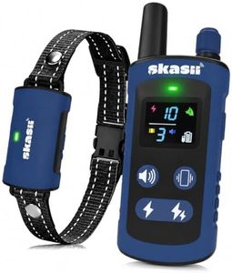 Skasii Dog Training Collar with Remote, for Medium Large Dogs, Navy Blue