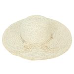 FabSeasons Straw Beach Hat for Women - Wide Brim Sun Protection Cap