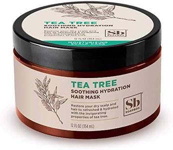 Soapbox Hair Mask, Tea Tree Deep Conditioner - Soothing Hydration for Dry, Damaged or Frizzy Hair (12oz)