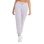 Champion Women's Sweatpants, Reverse Weave, Fleece Joggers, Sweatpants for Women, 30, Urban Lilac C Logo, Large