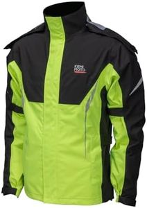 KEMIMOTO Rain Suit for Men, Motorcycle Rain Gear Waterproof Powersports Heavy-duty Rain Gear