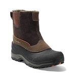 Eddie Bauer Men's Snowfoil Pull-On Boot, Timber, 10.5